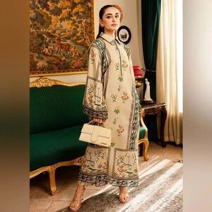 VANYA PAKISTANI DESIGNER AUTHENTIC AFTERNOON TEAS 2 PIECE DRESS COORD SET